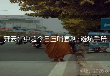 开云：中超今日压哨套利·避坑手册