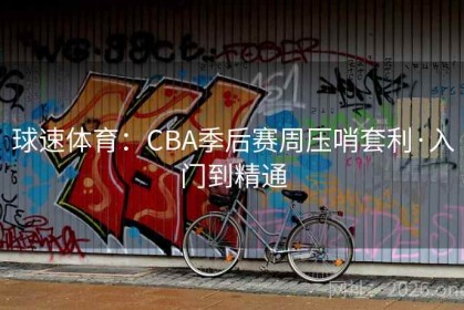 球速体育：CBA季后赛周压哨套利·入门到精通