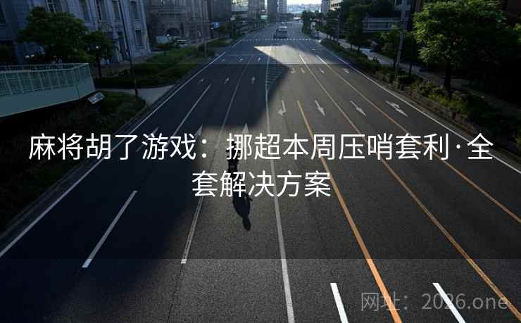 麻将胡了游戏：挪超本周压哨套利·全套解决方案